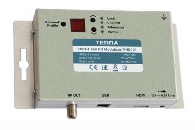 Модулятор HDMI в DVB-T Terra MHD101 Модулятор HDMI в DVB-T Terra MHD101