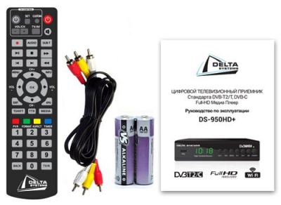 Кабельный/Эфирный ресивер Delta Systems DS-950HD+ DVB-T2/С